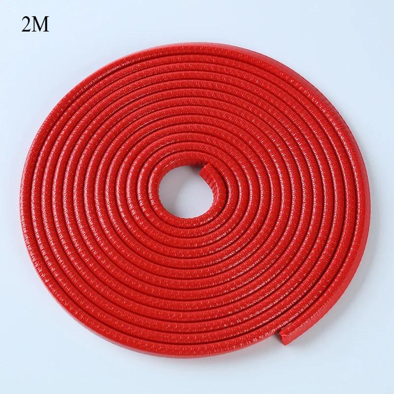 2/5M Car Door Anti Collision Strip with Steel Disc Bumper Trim Edge Scratch Protector Strip Sealing Guard Styling Car Decor