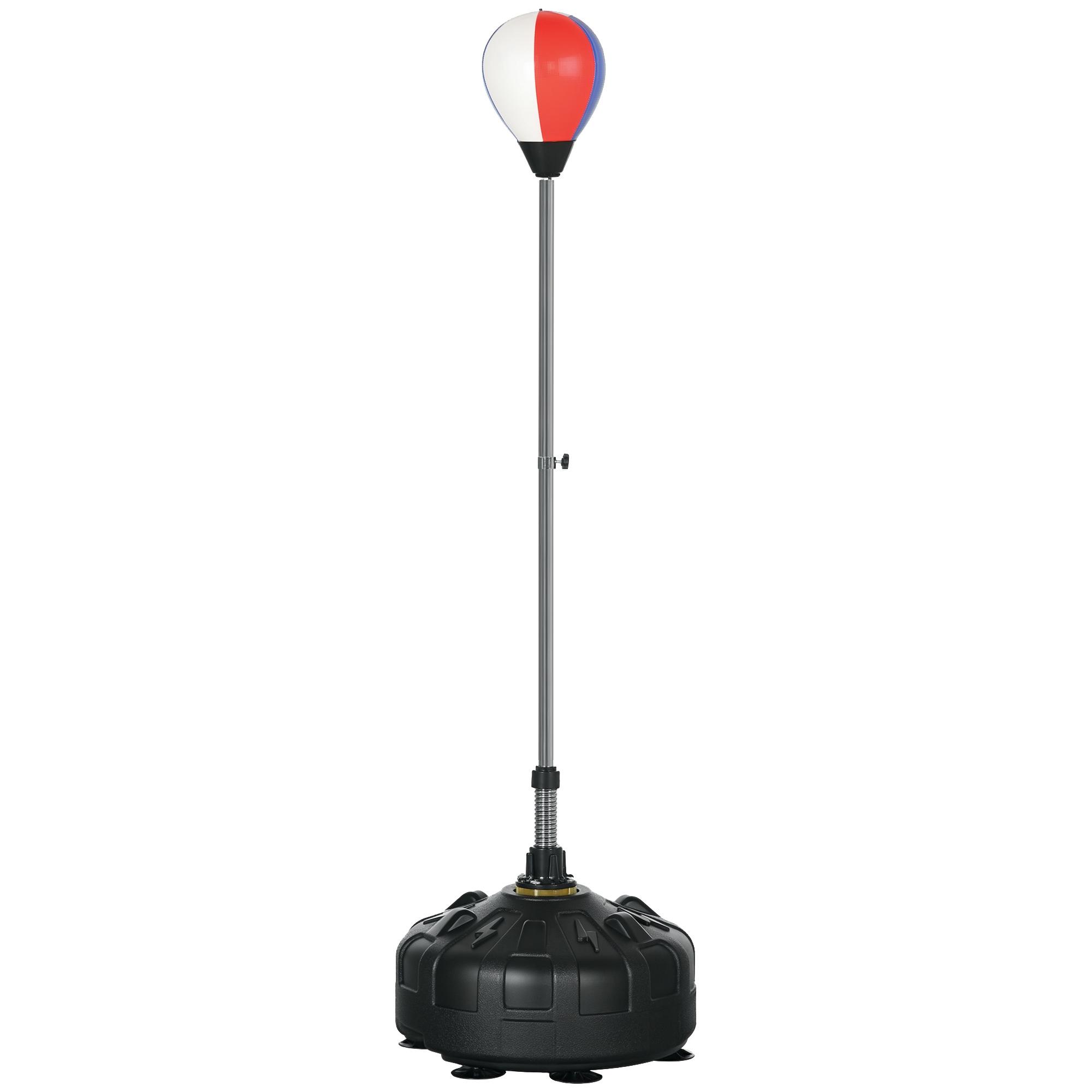 Punching Ball, Height-Adjustable 147-165cm, Fillable Base