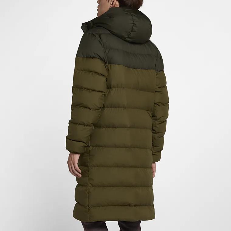 Nike Donsjassen Heren Groen Met Capuchon Verdikt Overig AA8854-355
