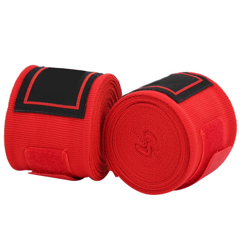 1Pair BN Elastic Boxing Fixing Belt Sanda Muay Thai Handwraps Wrist Bandage Sport Protective Gearred