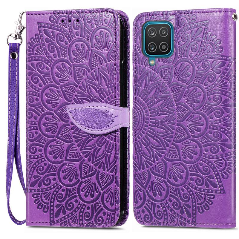 SamsungA12 Case For Samsung Galaxy A12 Wallet Leather Flip Phone Case For Samsung A12 A 12 Case Protective Cover Coque Fundas