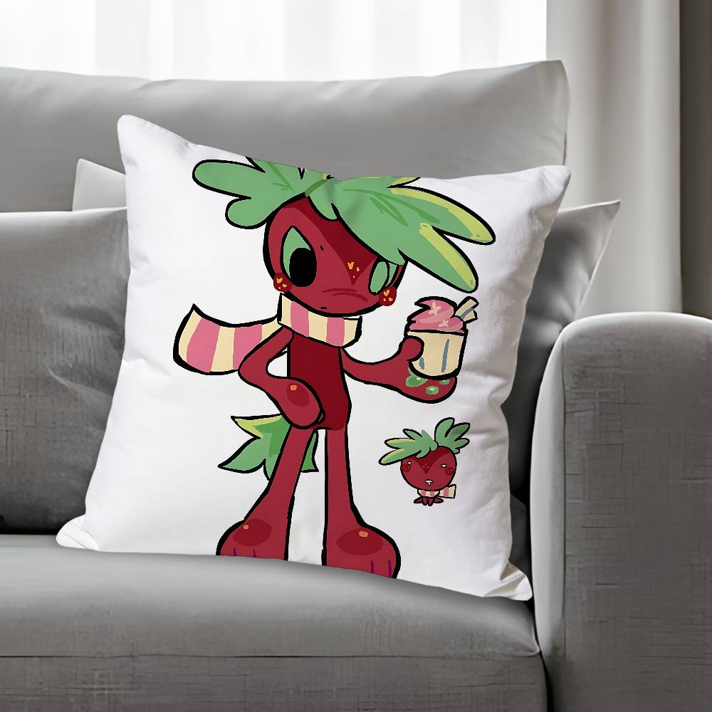 DDandys WWorlds Kiełek Anime Celebryta Towar Uniwersalny Nadrukowana Poszewka na Poduszkę Sofa Samochód Biuro Pokój Dekoracja Ochrona