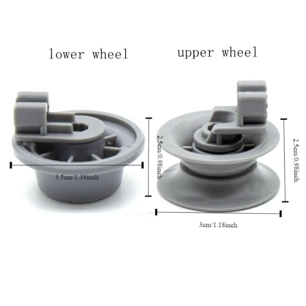 Šedé kolečko do myčky náhradní kolečka do koše myčky praktické kolečko do stojanu na nádobí domov