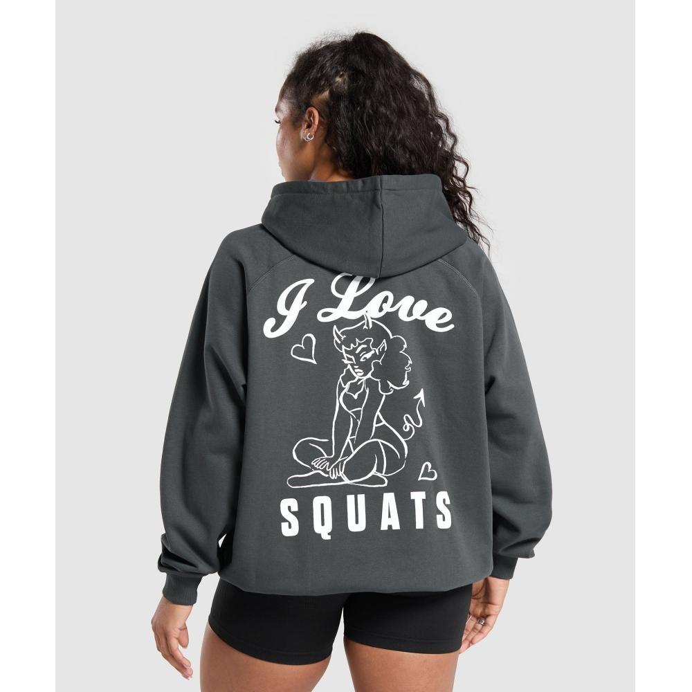 

Gymshark I Love Squats hoodIe Asphalt Grey B1c9e Gcbz XS