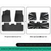 Eco-Friendly TPE Car Floor Mats for 2019-2025 Tesla Model Y, Left/Right Drive.