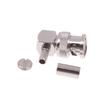 90 Degree BNC Male Right Angle RF Connector Crimp 50ohm RF Connector Adapter For RG58 RG142 RG400 RG223 LMR195 Coaxial Cable