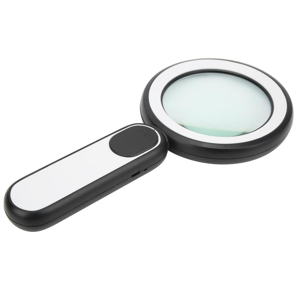 Lupe LED 10-fache Vergrößerung Vergrößerungsglas Einstellbar zum Lesen Beobachten