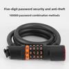 Anti-theft Bicycle Lock with Security Combination for Motorcycle and Scooter