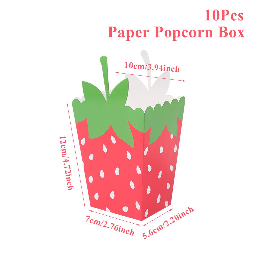 Erdbeer Happy Birthday Papierbanner Erdbeer-Thema Geburtstagsparty Dekoration Kinder Mädchen Happy Birthday Party Zubehör