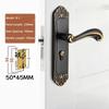 Modern Door Lever Handle With Lock, Keyed Entry, for Interior Doors, Polished Stainless Steel Finish Privacy Door Knob Lock Set