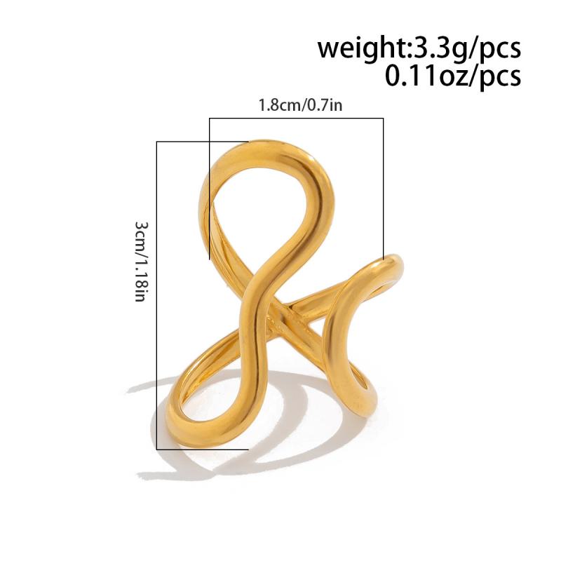 Golden Color Rings for Women Men Colorfast Popular Party Personalized Exaggerated Charms Jewelry Gifts