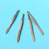 Stainless Steel Slanted Tip Eyebrow Tweezers - Dual-Use Beauty Tool