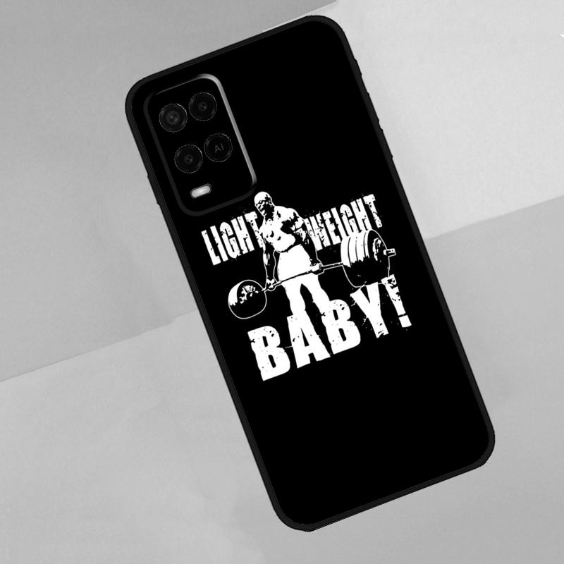 Bodybuilding Gym Fitness For Oppo A17 A77 A60 A74 A94 A54 A18 A38 A58 A78 A98 A40 A80 A16 A76 A96 A15 A57S Phone Case