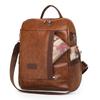 Weicher Lederrucksack Damen Große Kapazität Preppy Rucksack Verschleißfest Leichte Reisetasche