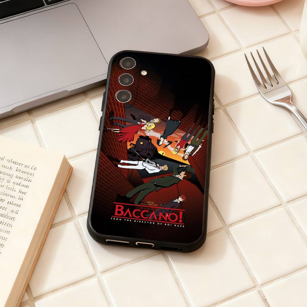 B-Baccano Wallpaper phone Case For Samsung Galaxy A73,A72,A71,A70,A53,A52,A51,Others Soft Black Shell