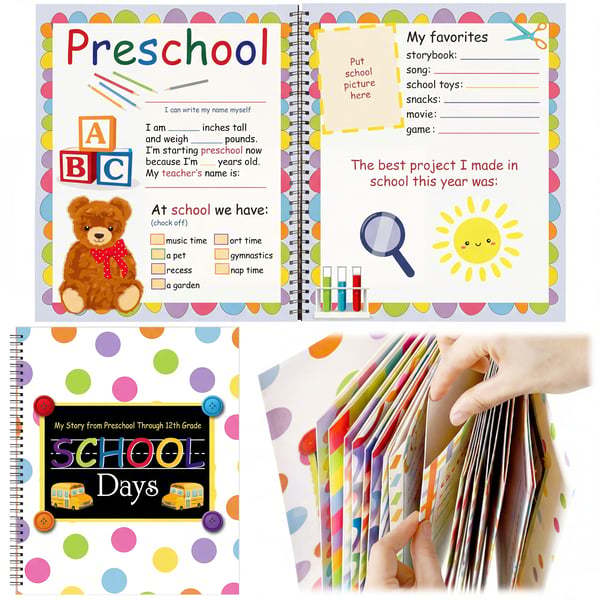 School Memory Book, graduation gift, Campus commemorative booklet, student gifts, student supplies, stationery, Stationery, student graduation gifts