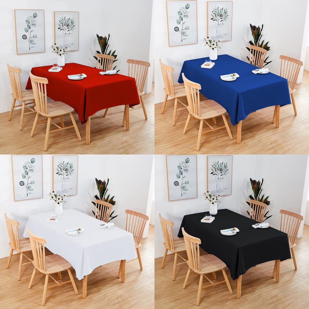 Einfarbige Konferenztisch-Tischdecke Hotel Ausstellung Business-Event Stand-Tischdecke Hochzeit Verlobung Festlich Rechteckige Tischdecke