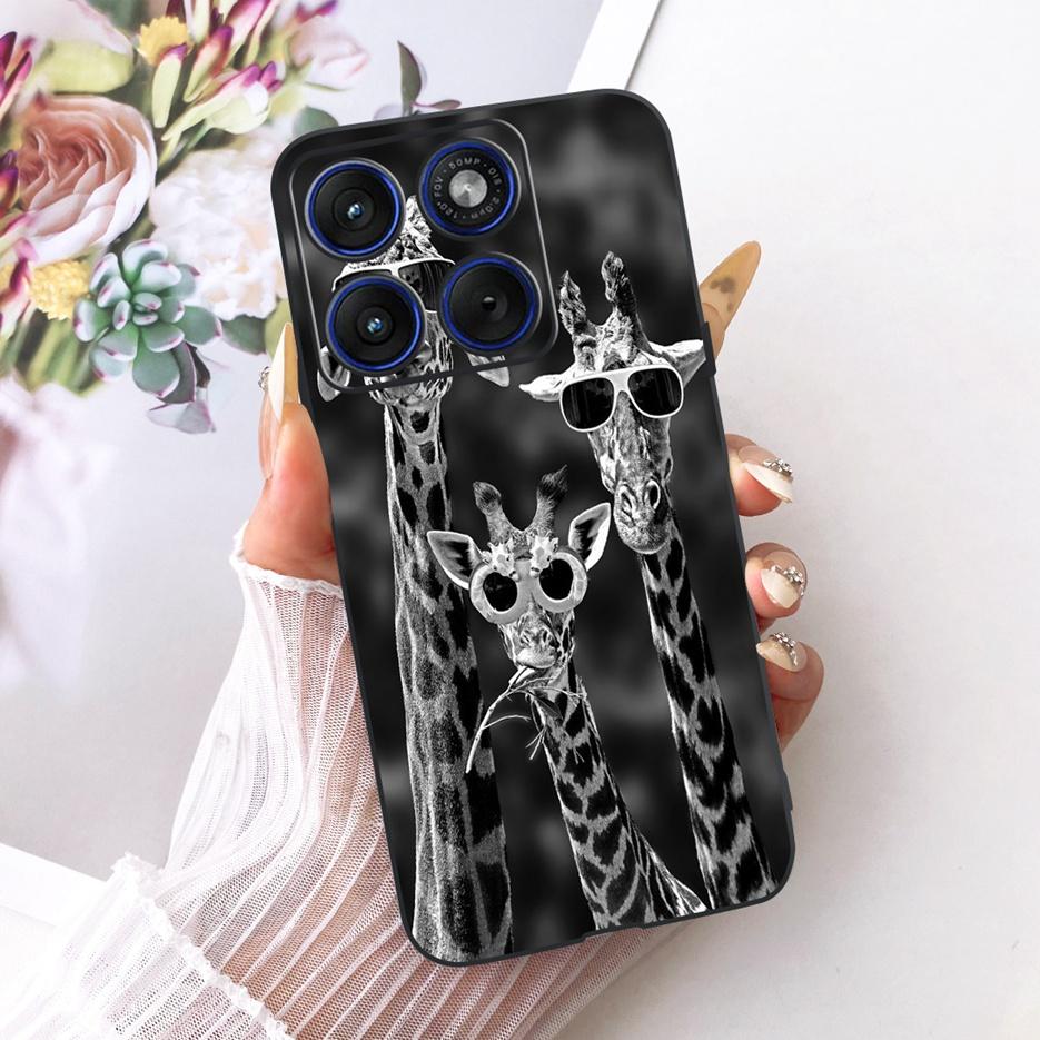 For Motorola Edge 70 Case XT2601-2 Cute Cat Peacock Painted Cover Soft Silicone Case For Motorola Edge 70 Fusion Edge70 5G Shell Moto Edge 70 Fusion