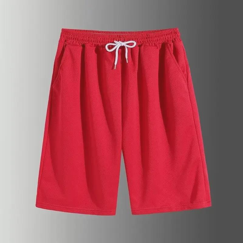 Men's 100% Cotton Quick-Drying Summer Shorts, 5-Inch Length