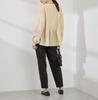 ROPE PICNIC Mesh Peplum Blouson Beige Women's GDL15010,