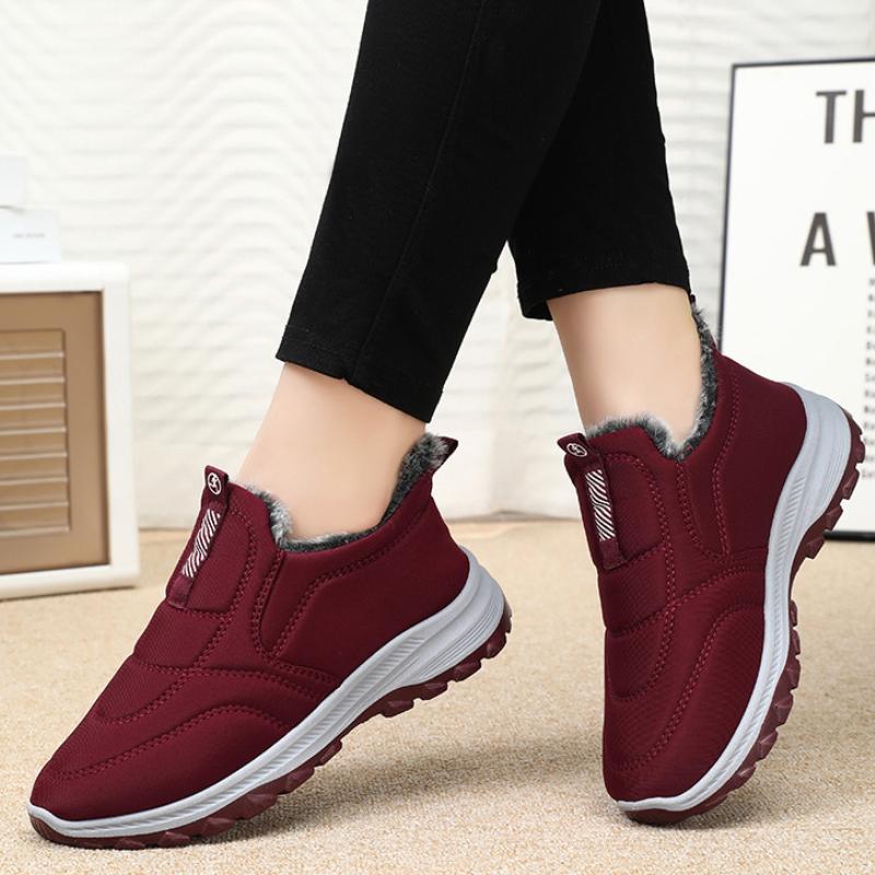 Winter Women's Plus-Size Outdoor Ankle Boots Warm and Comfortable Casual Shoes