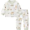 Tongtai Baby Pure Cotton Long-Sleeve Pajama Set