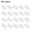20pcs Charging Port Dust Plug Silicone TypeC Battery Port Plug Wide Use Black White for DJI Mini 3 PRO RC/RC-N1