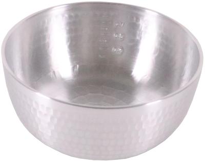 Aluminum Hammered Yattoko Pot 15cm (with Scale)