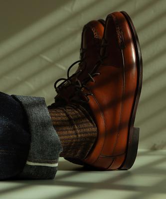 Bota Mélange 5126 - Brown/Mustard