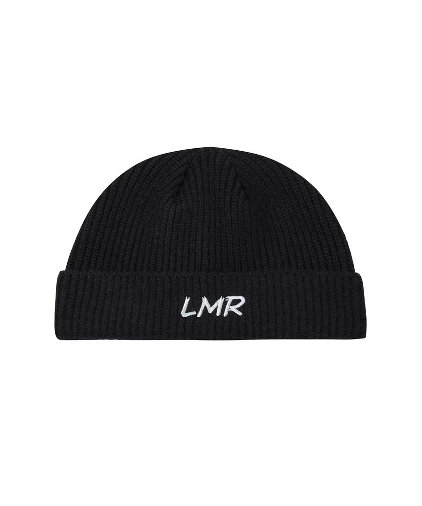 LMR Lettering Logo Embroidered Beanie Black