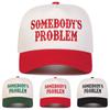 Baseball Stitching Stitched Embroidered Alphabet Problem Somebody'S Neutral Gender Women Men For Caps Spring Autumn Outdoor Adjustable Casual Hats