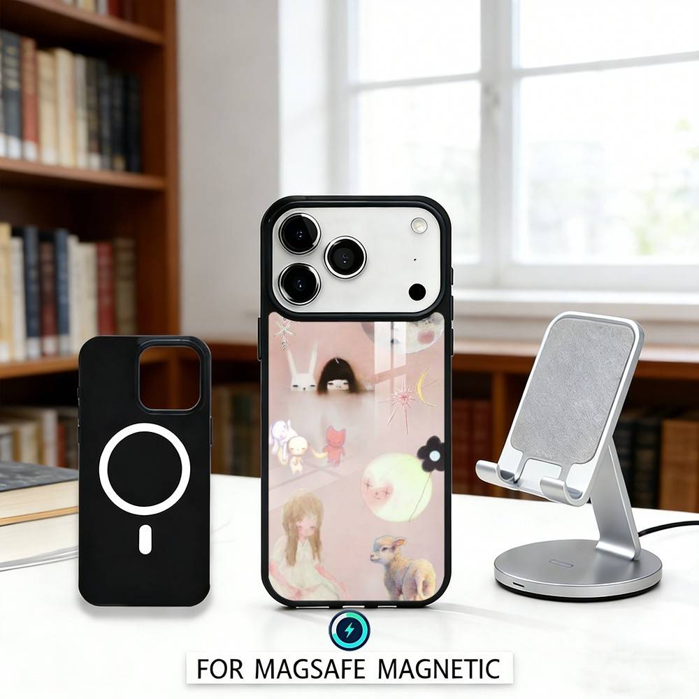 A-Art E-Essay-A-Aya T-Takano Phone Case For iPhone17,16,15,14,13,12,Pro,Max,Magnetic For Magsafe Wireless Charging