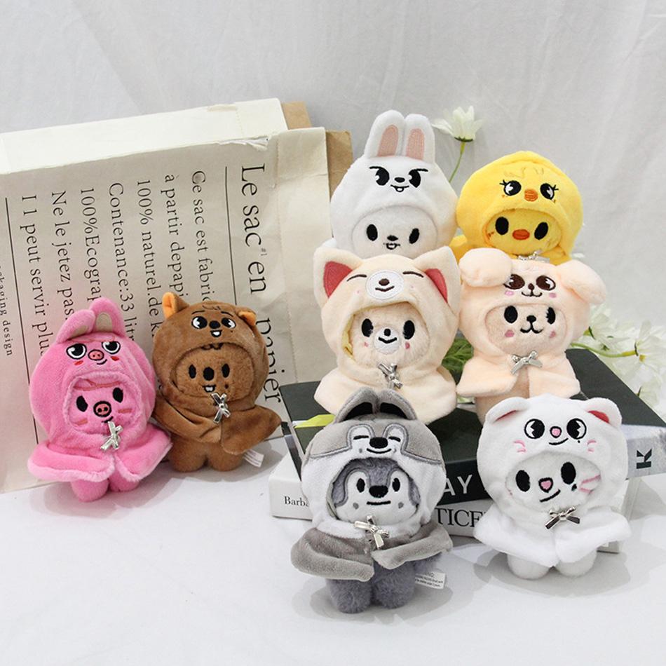 13CM Plüschtier Kawaii Stray Kids Wolf Plüsch Cartoon Stofftier Puppe Kawaii Begleiter Spielzeug Geschenkids