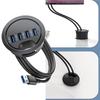 1.2m 4 Port Desk Grommet Hub 5Gbps Data Transfer Speed Compatible With PC Laptops Efficient Cable Organization