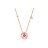 Tirrlirr Tully Two-Way Rhodolite Silver Pink Necklace Tnssvp14000M