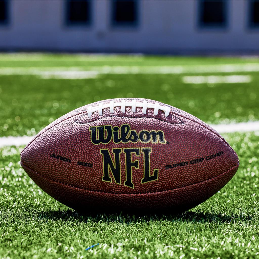 Wilson NFL Supergrip Composite Junior Football Multicolor