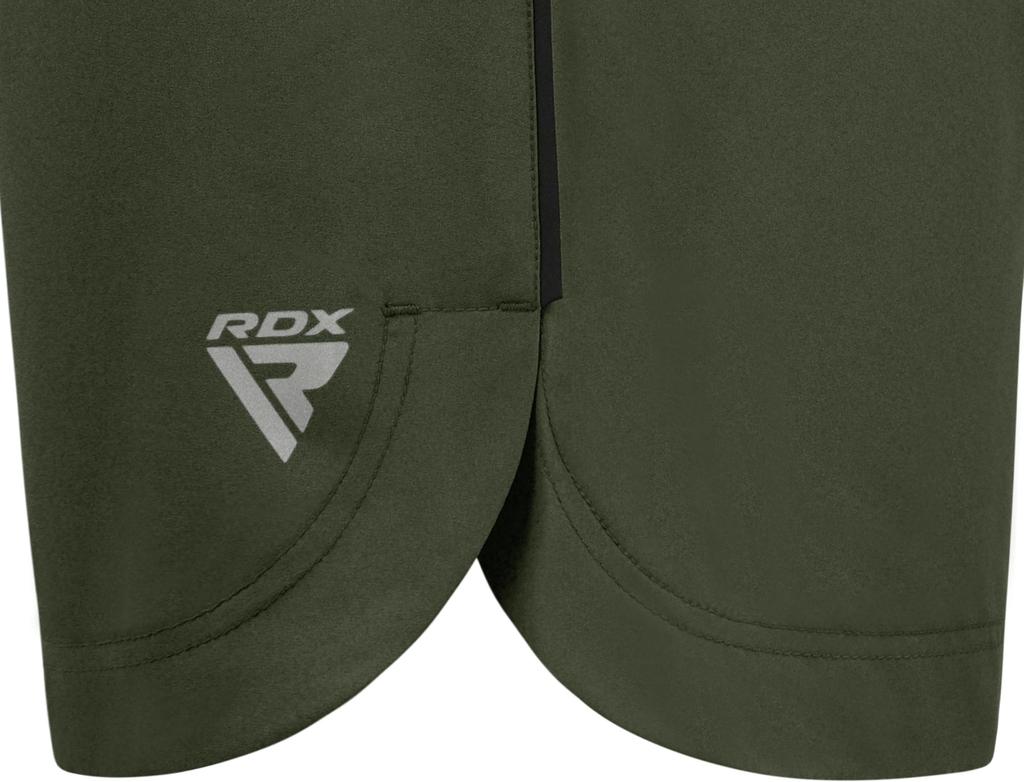 RDX Fight Training Martial Arts Pants, Shorts, Pants, Wear, Boxing, Kickboxing, MSS-T15 (M, Khaki)