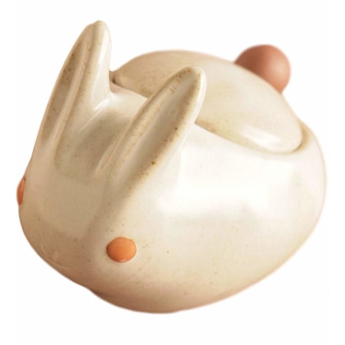 Country Goods Rabbit Pot, Ivory, Seasoning Container, Sugar Pot, Kitchen