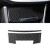 2Pcs Carbon Fiber Interior Central Storage Box Cover Trim For Honda Accord 13-17