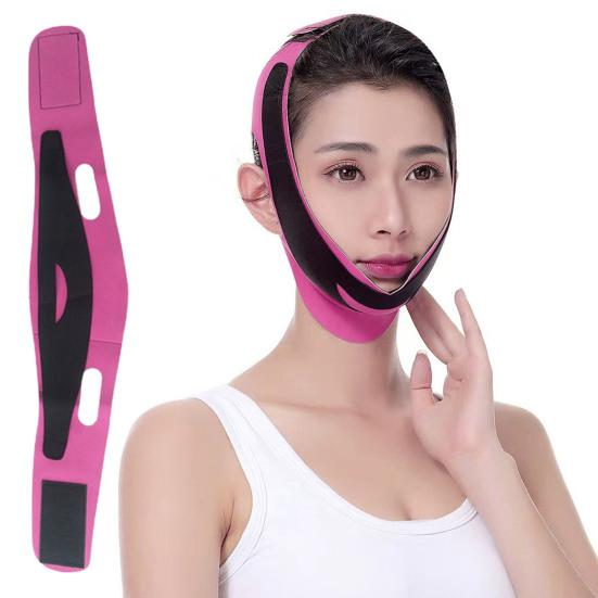 Face Lifting Bandage Adjustable Elastic Reusable Friendly To Skin Ultra-thin Reduce Wrinkles Reliable Women Face Line Belt Lift Anti-Wrinkle Strap