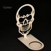 Wooden Candle Holder Halloween Ornaments, Decorative Cat/Pumpkin/ Ghost/Skull Projection Parent Child DIY Kit Stand, Creative Tabletop for Home