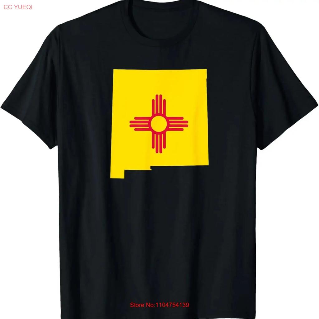 New Mexico State T Shirt Outline Flag Vintage Washed Graphic Casual Slightly Streetwear Stylish Comfortable Soft Fashion