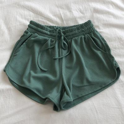 Dame Shorts Hohe Taille Atmungsaktive Kordelzug Elastische Taille Sommer Hosen Weibliche Kleidung