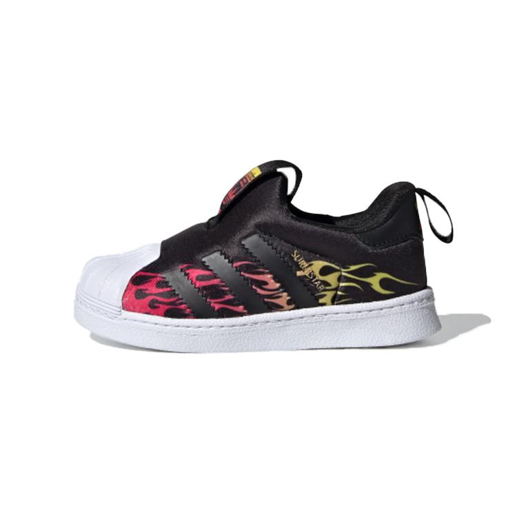 

Adidas Originals SUPERSTAR 360 Breathable Low top Skateboard Shoes Black White Red Infant And Toddler EG9215 22