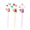 3 Pcs Cartoon Decorative Garden Stakes for Potted Plants Lawns Gardens