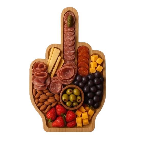 Funny Aperitif Board Novelty Charcuterie Platter And Cheese Board Wooden Kitchen Cutlery Wine Fruit Meat Cheese Platter Party Gag Gift