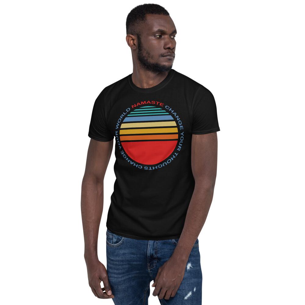 Chakras Meditation Namaste Yoga Edition Mandala Sunset TShirt Unisex T-Shirt S