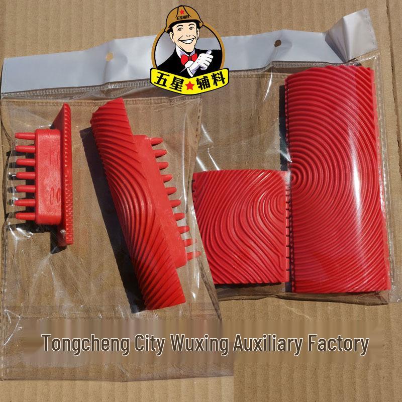 Wood Grain Paint Brush & Rubber Roller for Furniture