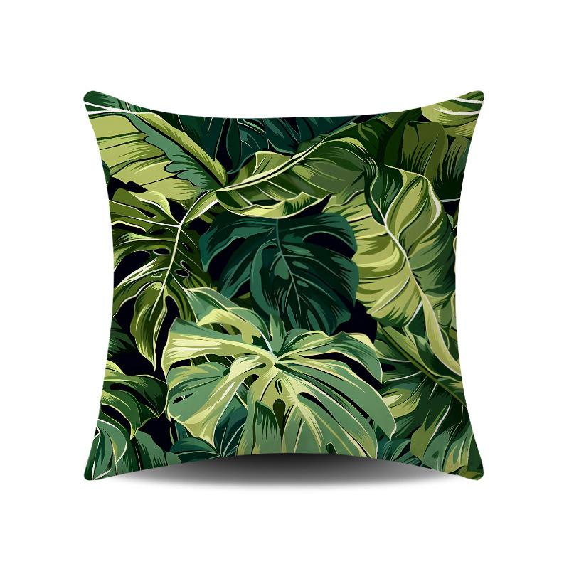 Sommer Tropische Pflanze Monstera Deliciosa Elemente Klein Frisch Heimdekoration Schlafzimmer Wohnzimmer Büro Kissen