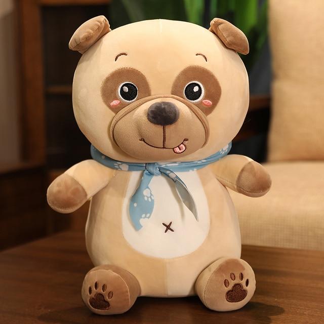 45/55cm plyšové zvířátko husky buldok a pekinéz plyšové hračky kreslené panenky kawaii psí hračky pro děti dárek k narozeninám